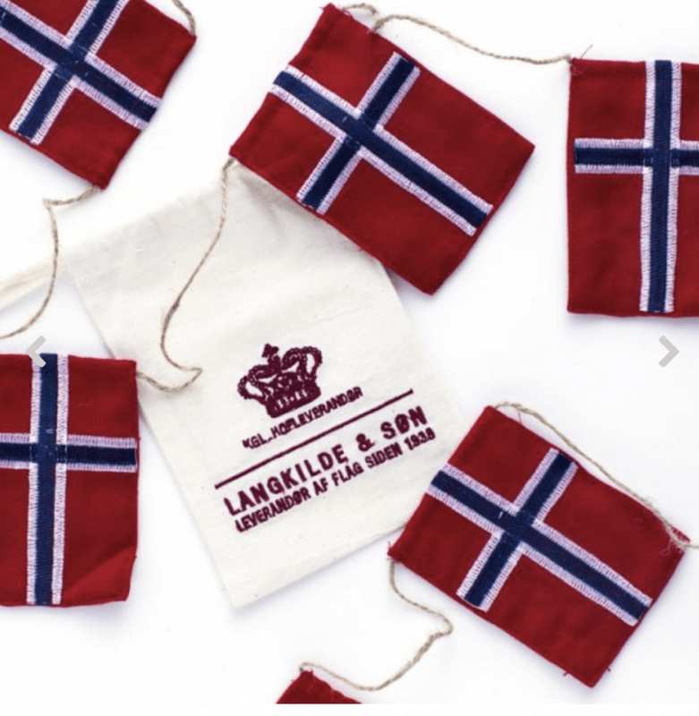 L.S Stor flaggrekke