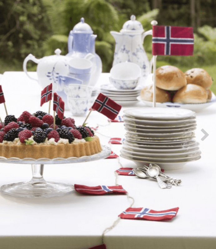 L.S Bordflaggstang av tre