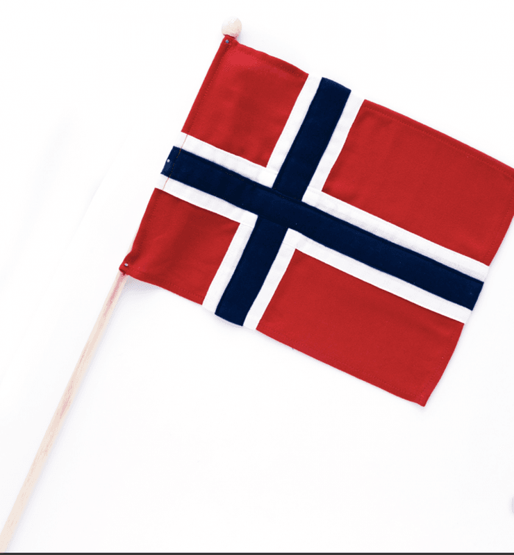 L.S 1stk norgesflagg
