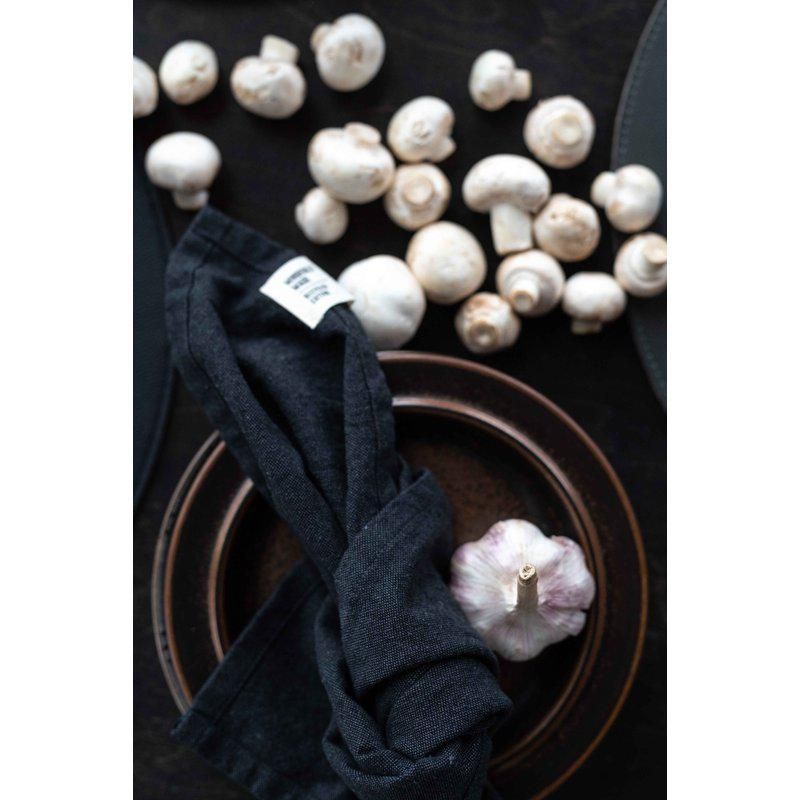 Vide tøyservietter 4pk Sort