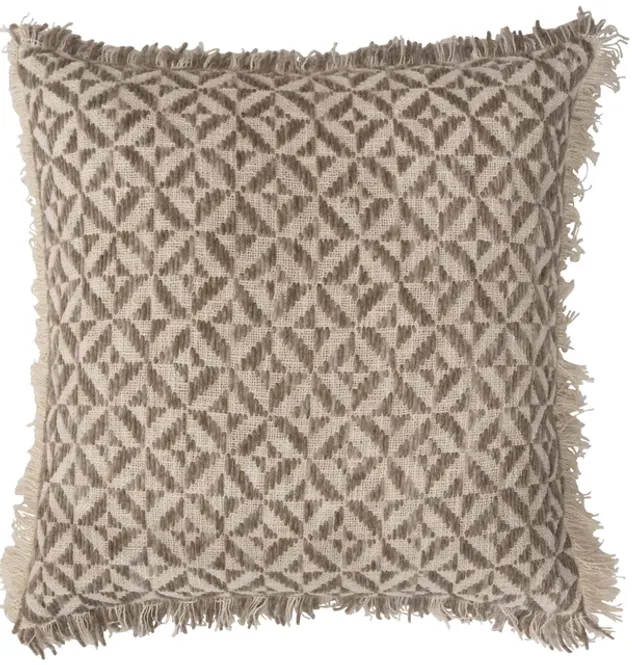 Hovedbilde Leona putetrekk 60*60cm Beige/taupe mønstret
