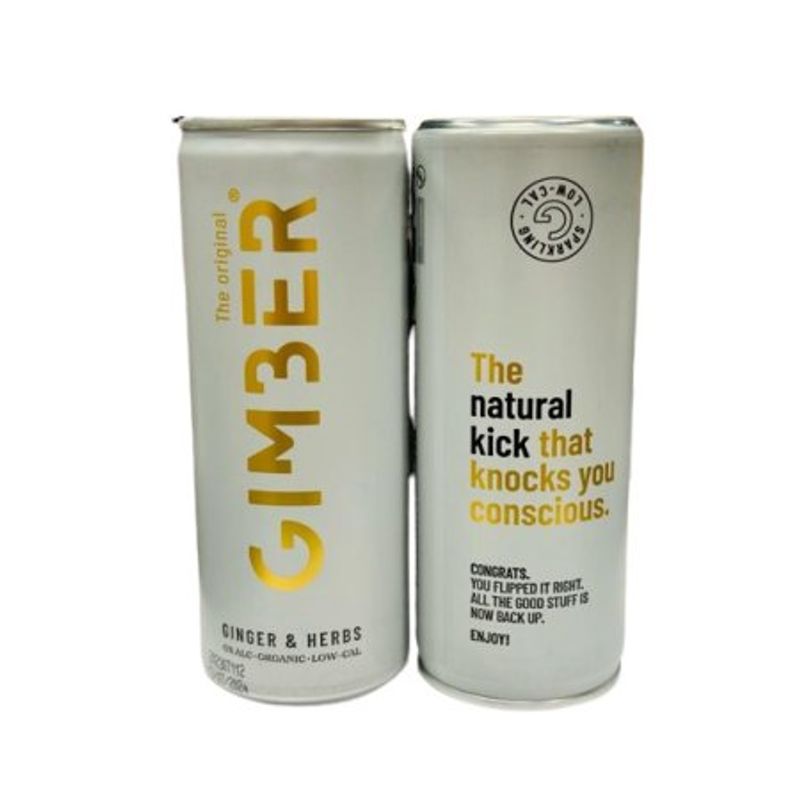 Gimber Ginger, lemon & herbs 250ml