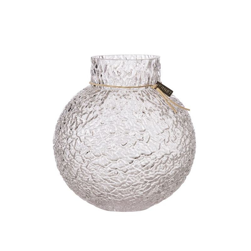 Ernst vase i mønstret struktur d21cm