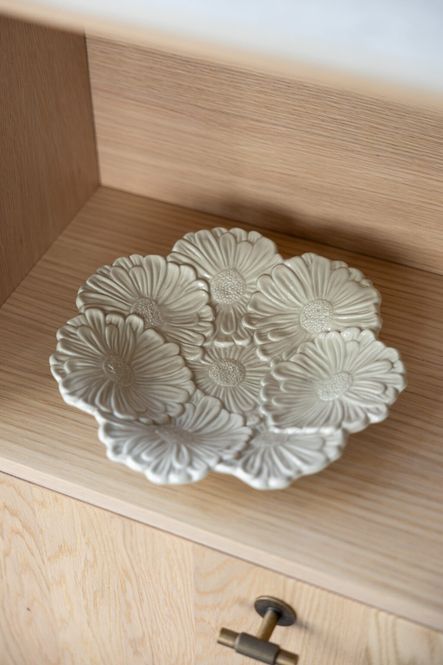 Hovedbilde Blomster fat Beige 25cm