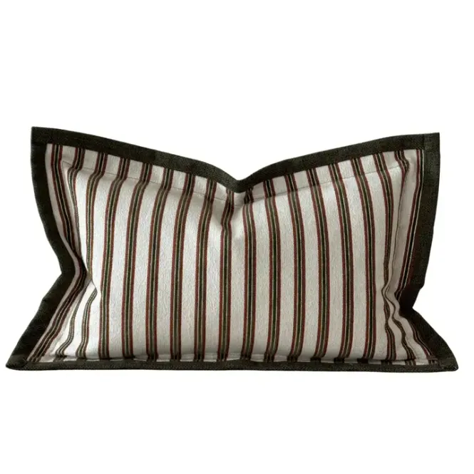 Hovedbilde Fleur Putetrekk Terracotta Striper 30*50cm