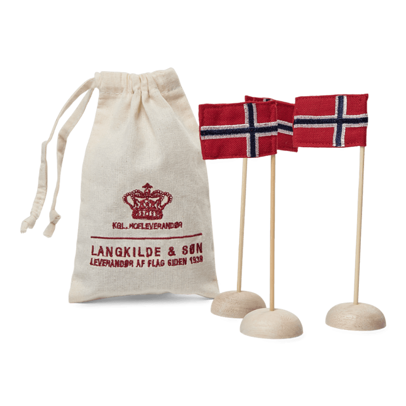 L.S Mini bordflagg 3pk