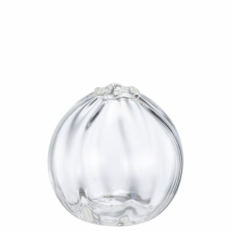 Klar minivase rund