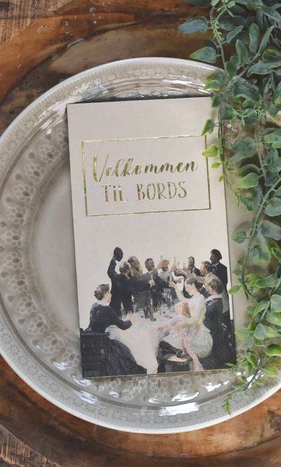 Hovedbilde Servietter Festglade folk