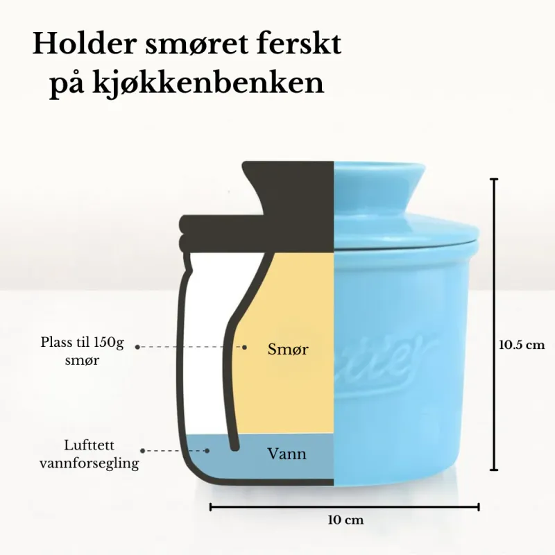 Smørklokke Hvit 