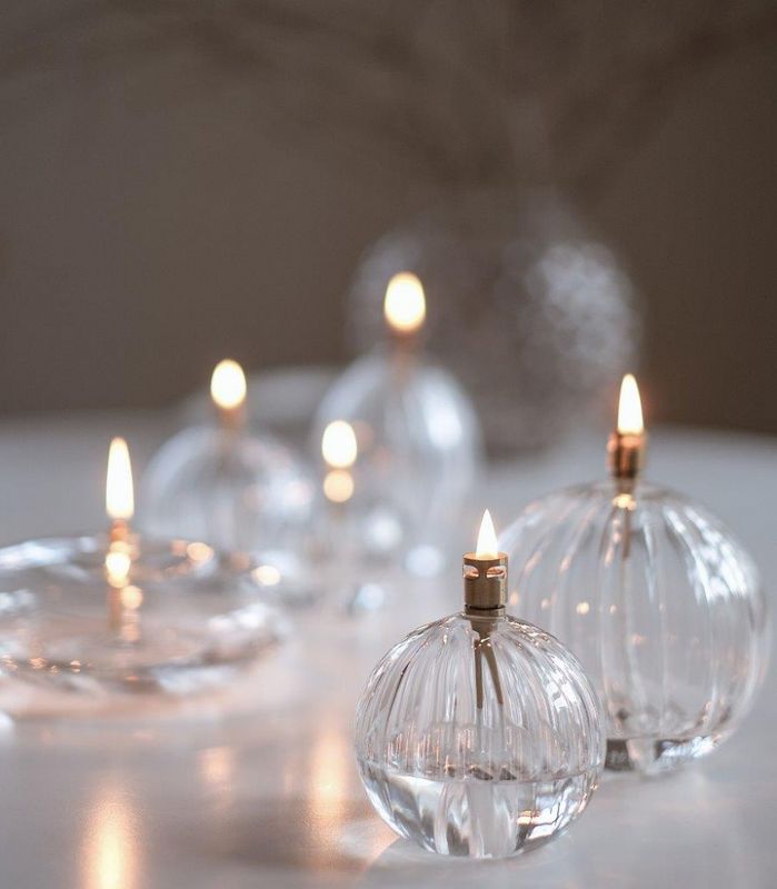 Peri Oljelampe Rund Elegant Small
