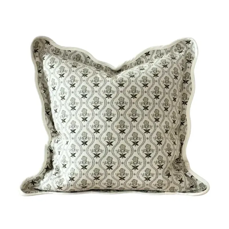 Chloe putetrekk Sage mønstret 45*45cm