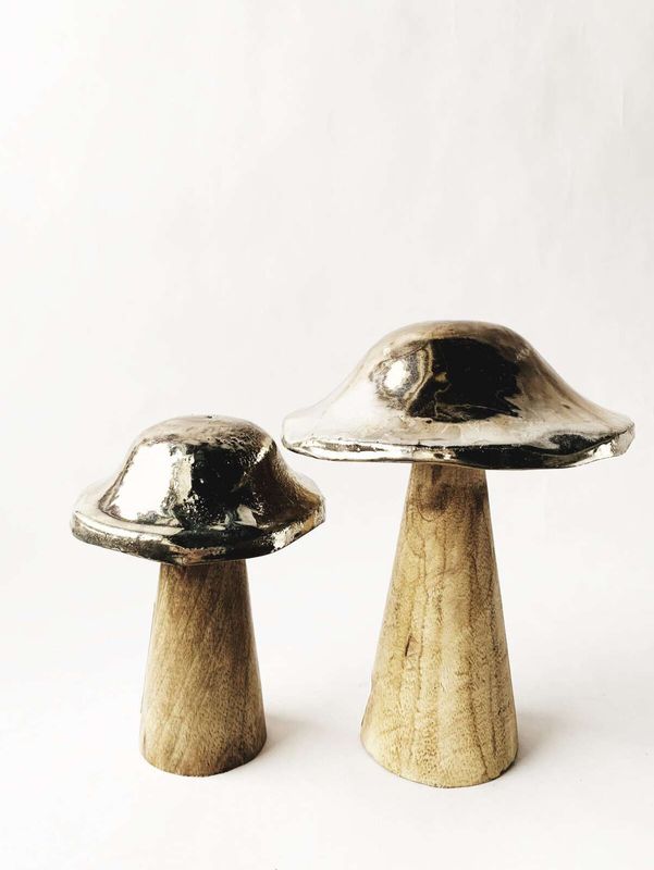 Tresopp Med Sølv 12cm