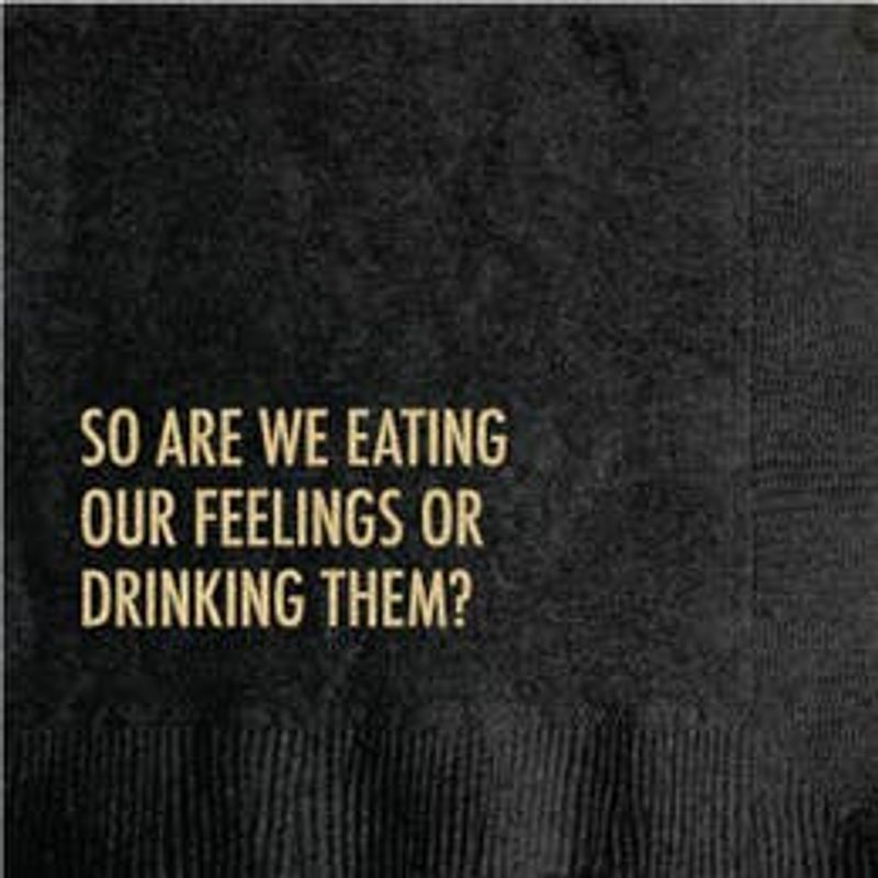 Napkins Drinking feelings