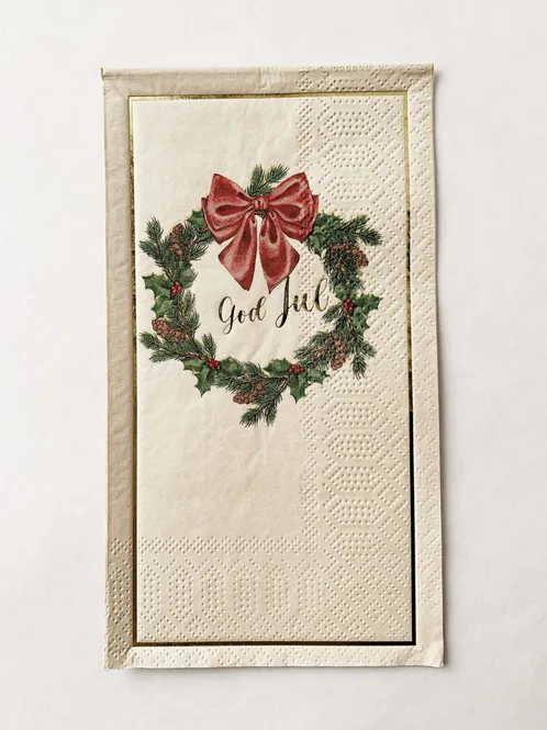 Hovedbilde Servietter God Jul - Krans